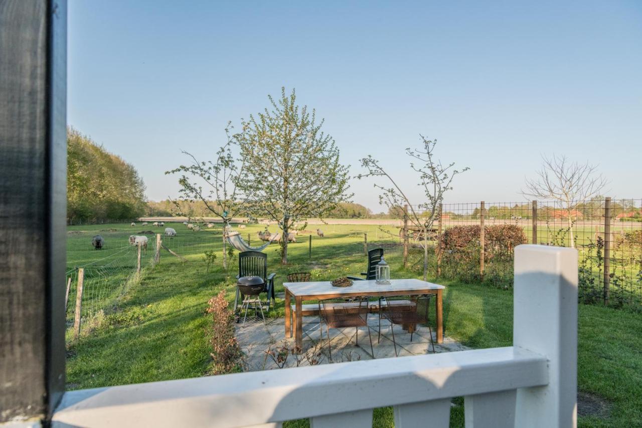 Pipowagen Elsebein Groningen Westerwolde Unieke Ligging Met Eigen Tuin En Vrij Uitzicht Over Veld Naar Natuurgebied Onstwedde Exteriör bild